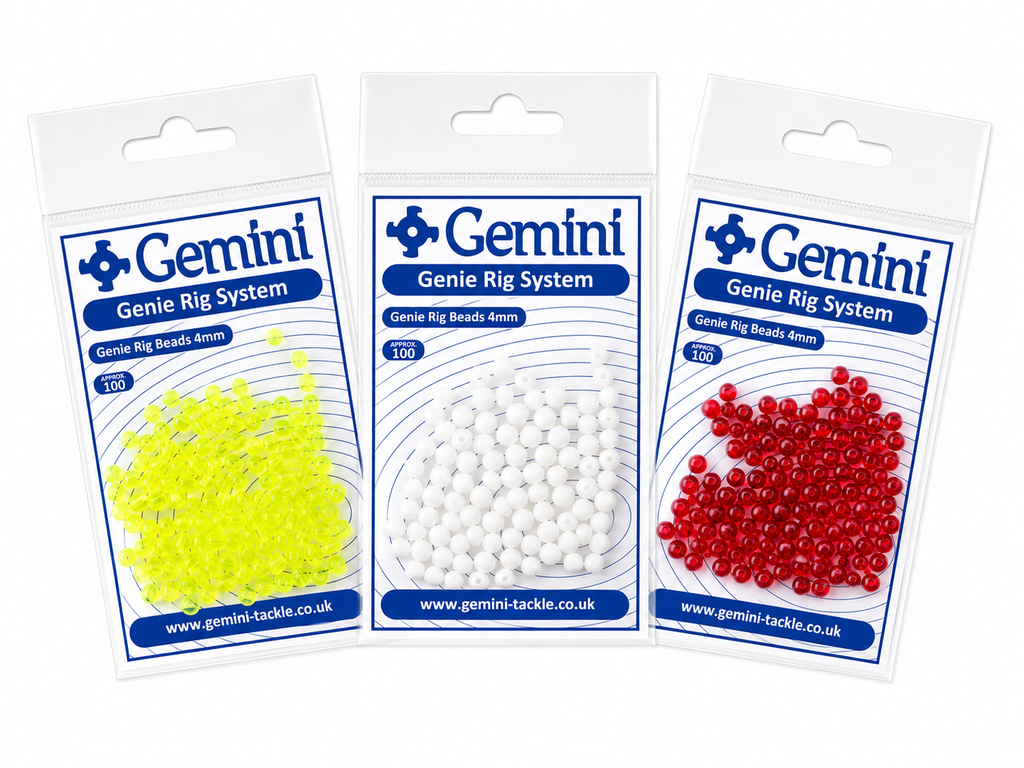 Gemini Tackle Genie 4mm Rig Beads - All Colours | Sea Fishing Rig Accessories