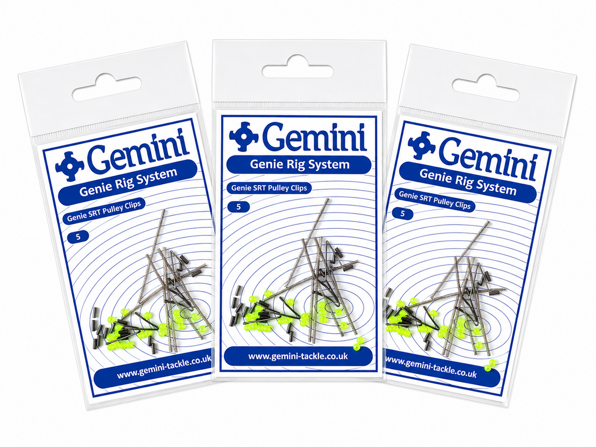 GEMINI TACKLE GENIE SRT PULLEY CLIPS x 5 Per Pack  | SEA FISHING RIG ACCESSORIES