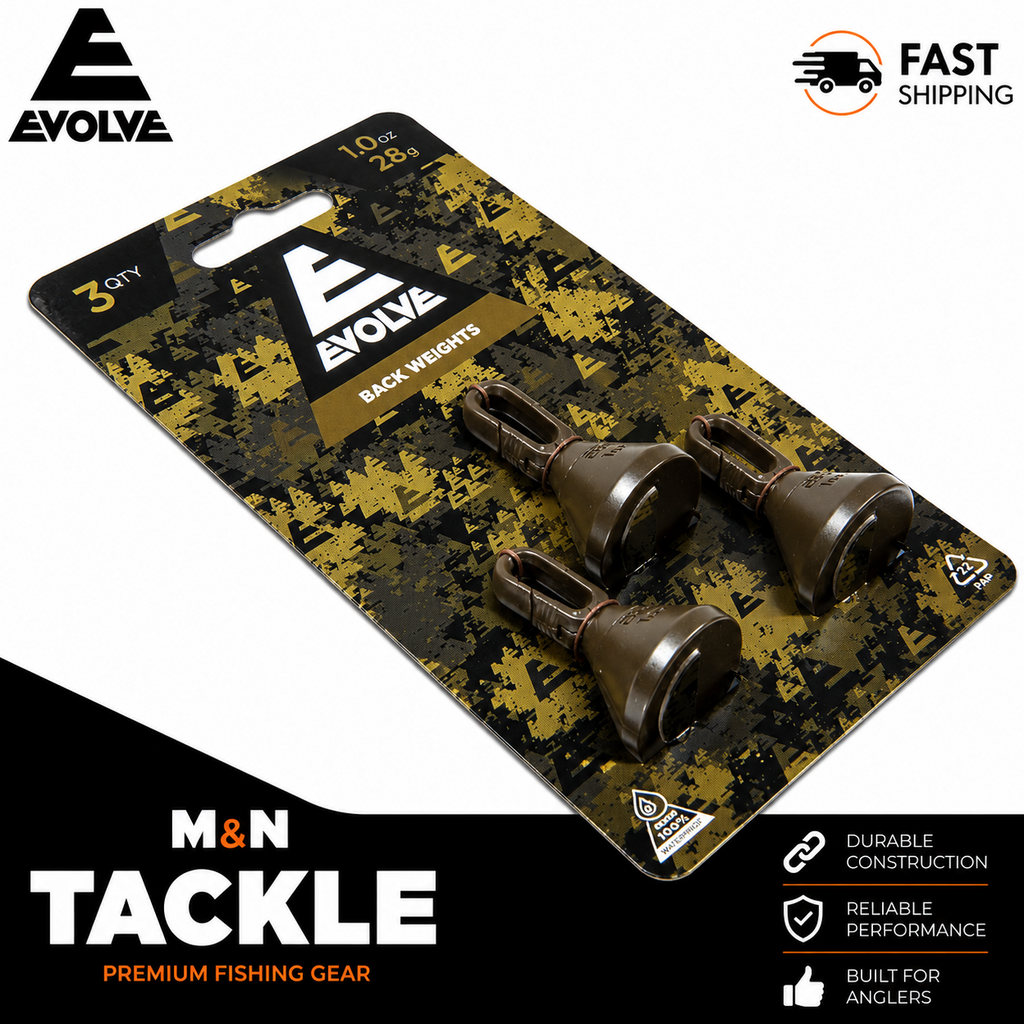 EVOLVE TACKLE LEAD FREE BACK WEIGHTS - ALL SIZES | CARP FISHING ACCESSORIES