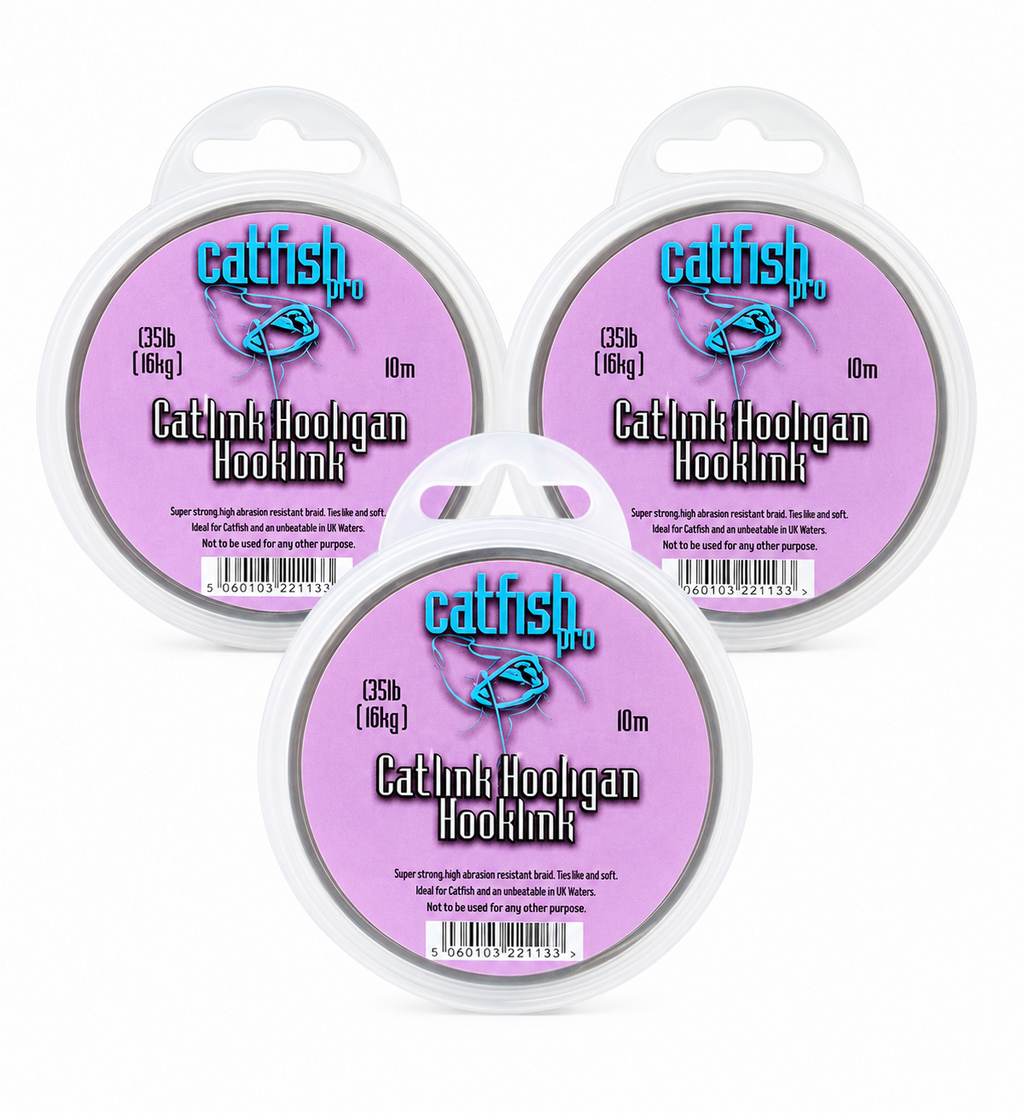 Catfish Pro Hooligan Braided Hooklink 135lb | Catfish Rig Accessories