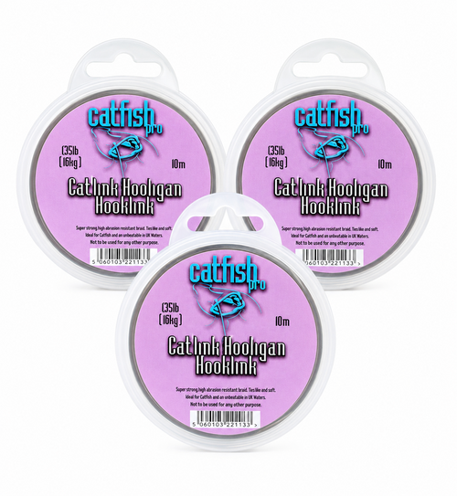 Catfish Pro Hooligan Braided Hooklink 135lb | Catfish Rig Accessories