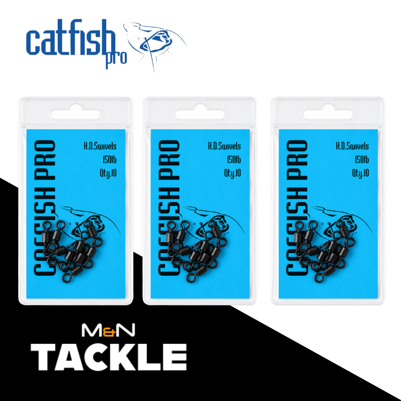 CATFISH PRO HEAVY DUTY RIG SWIVELS - ALL SIZES | CATFISH RIG ACCESSORIES