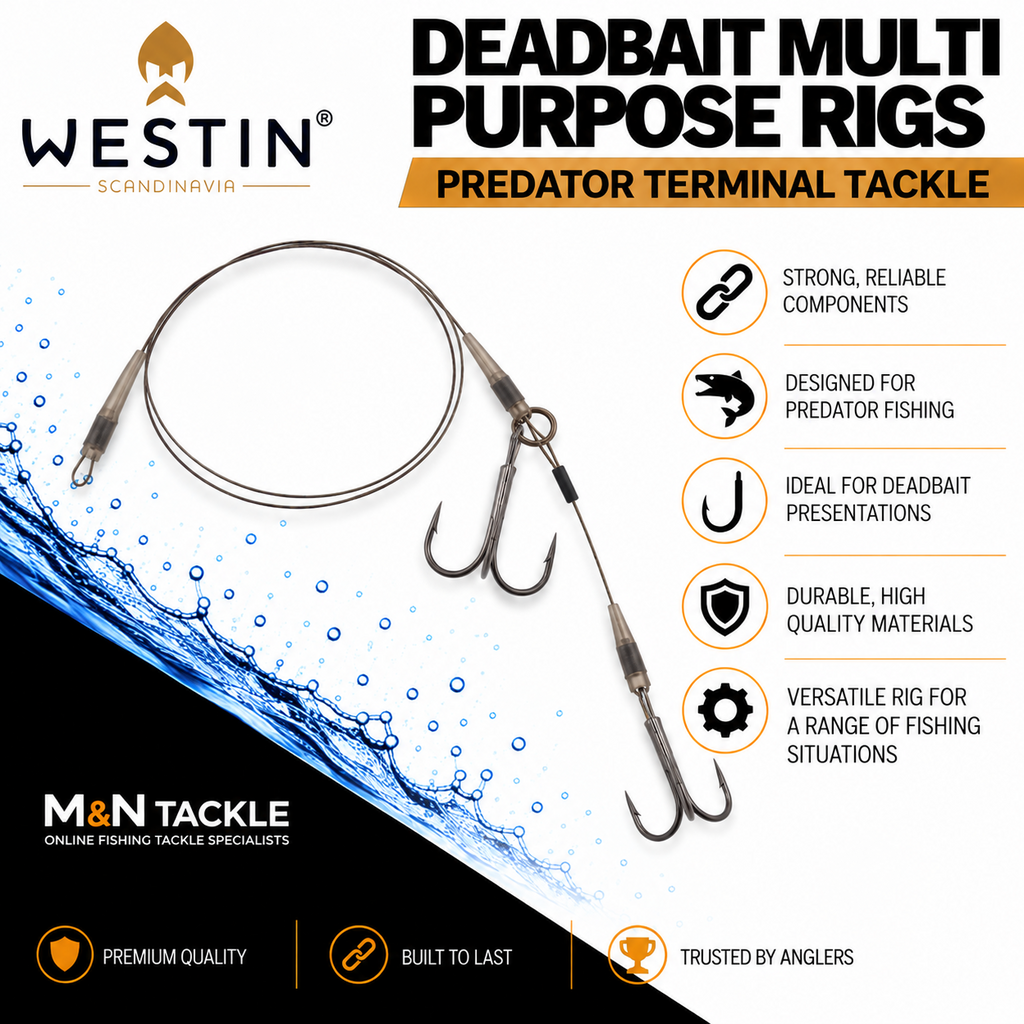 WESTIN MULTI-PURPOSE DEADBAIT TRACES - ALL SIZES | PREDATOR FISHING TACKLE