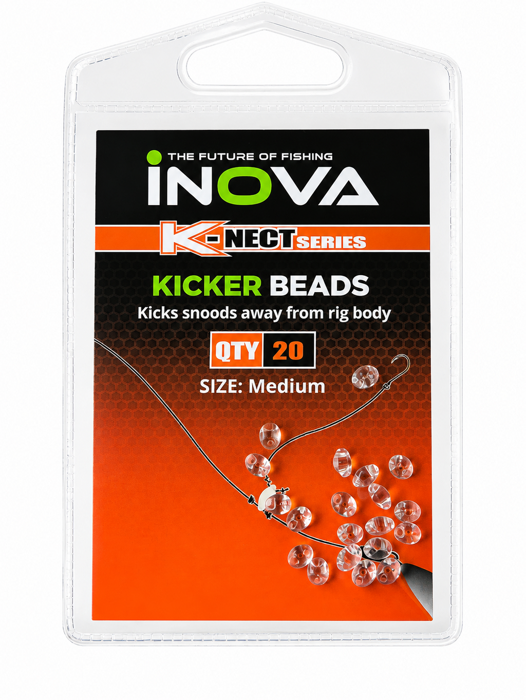 INOVA KICKER BEADS x 20 PER PACKET  | SEA FISHING RIG ACCESSORIES