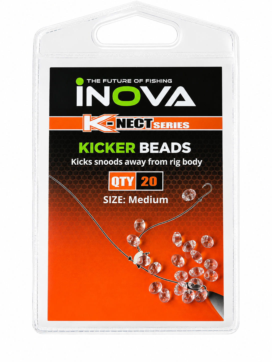 INOVA KICKER BEADS x 20 PER PACKET  | SEA FISHING RIG ACCESSORIES