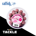 Catfish Pro Pink Squidders 24mm Glugged Boilies In Resealable Tub | Catfish Bait