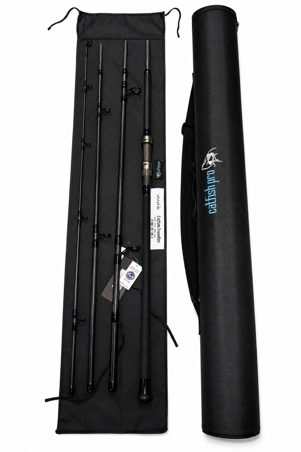 CATFISH PRO TRAVELLER 4 PIECE CATFISH ROD - NEW | CATFISH FISHING EQUIPMENT