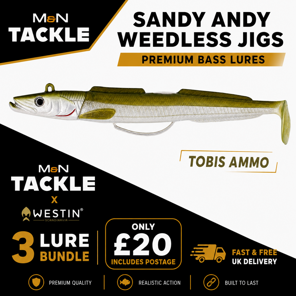 WESTIN SANDY ANDY WEEDLESS JIG BUNDLE DEALS - | BUY 3 FOR £20 DELIVERED!