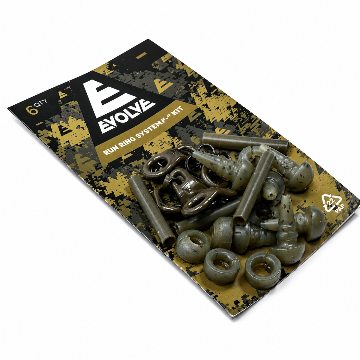 EVOLVE TACKLE RUN RING SYSTEM - KIT x 3 PACKS | CARP FISHING RIG ACCESSORIES