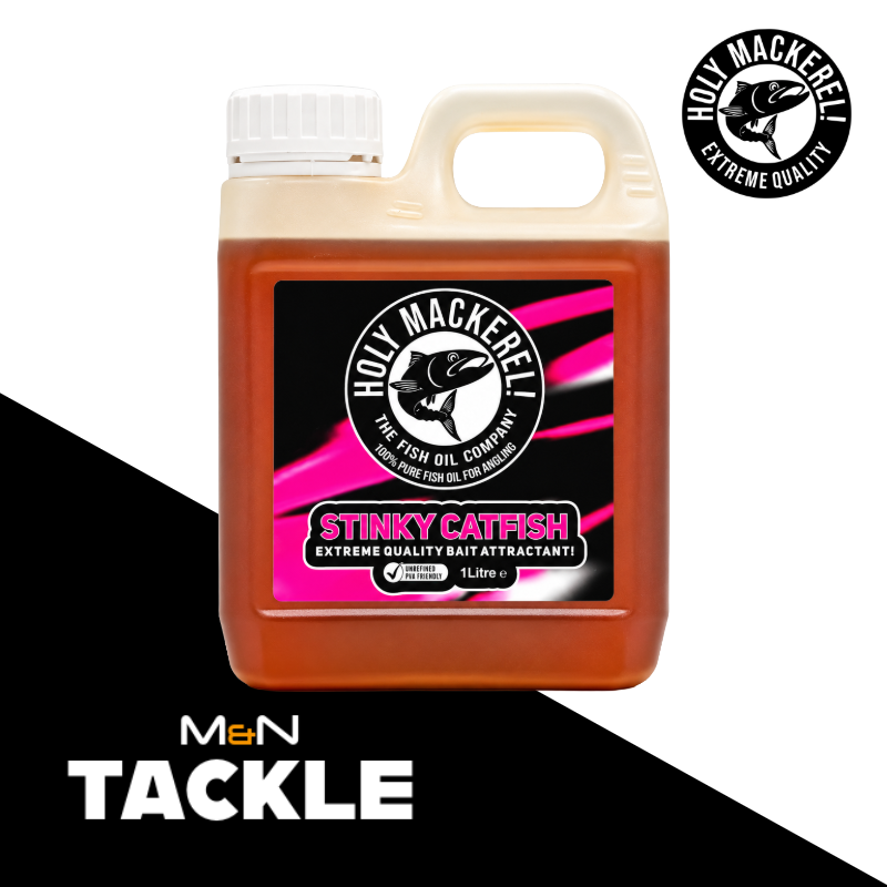 Holy Mackerel Stinky Catfish Oil - 1 Litre Jerry Can  | Catfish Baits & Liquids