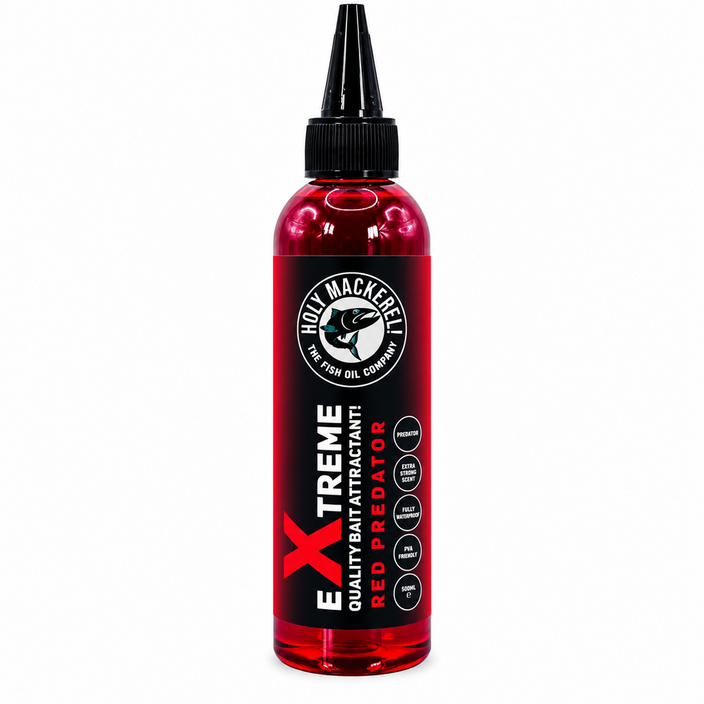 HOLY MACKEREL xTREME LIQUID 120ml BAIT ATTRACTANTS | PIKE/PREDATOR FISHING