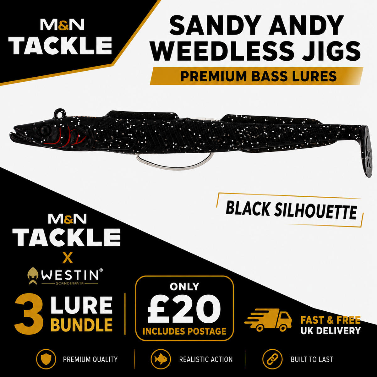 WESTIN SANDY ANDY WEEDLESS JIG BUNDLE DEALS - | BUY 3 FOR £20 DELIVERED!