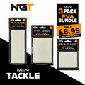 NGT PVA Bag 3 Pack Bundle Deal - Mix & Match Sizes | Carp Fishing PVA Products