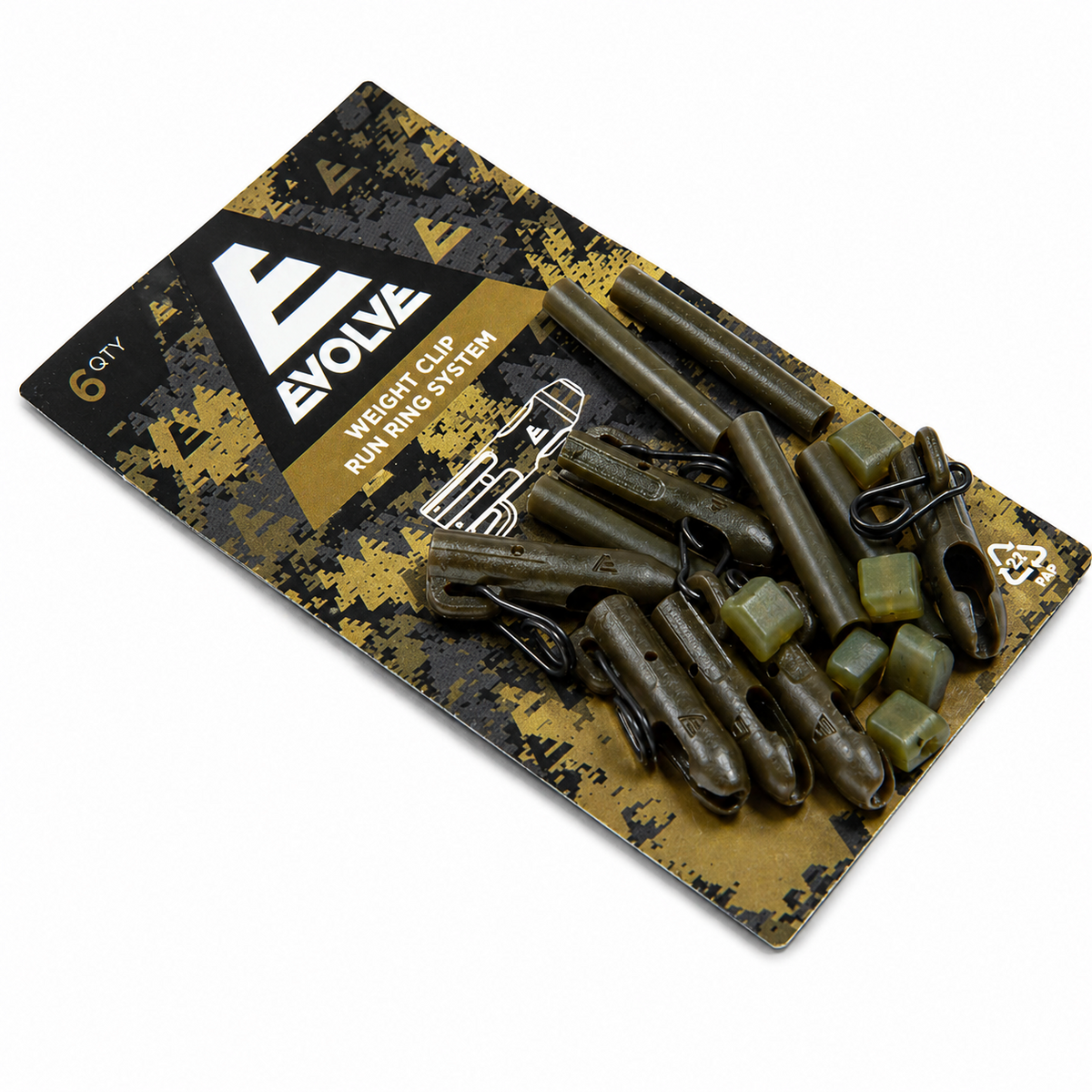 EVOLVE TACKLE WEIGHT CLIP RUN RING SYSTEM KIT x 3 PACKS | CARP FISHING RIG KIT
