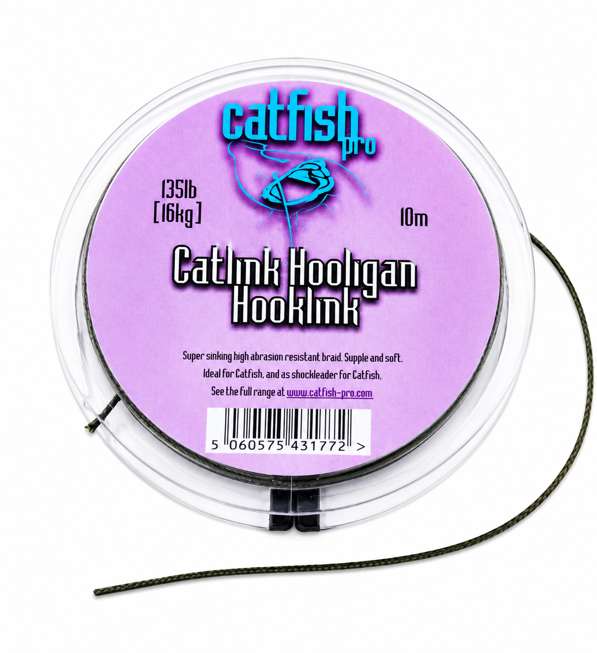 Catfish Pro Hooligan Braided Hooklink 135lb | Catfish Rig Accessories