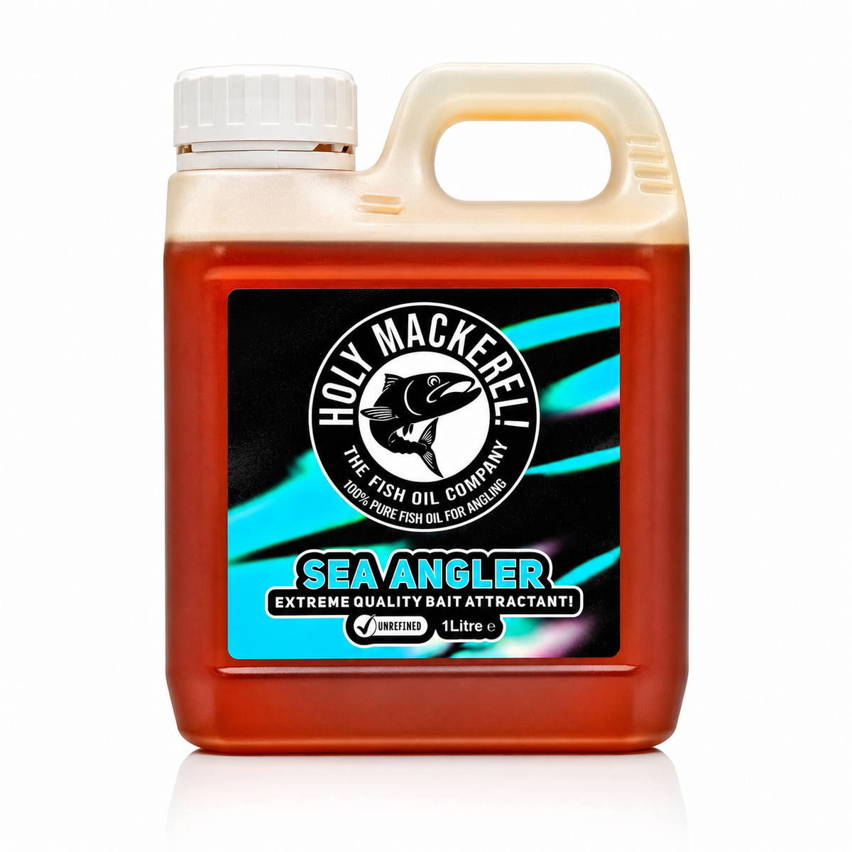 Holy Mackerel Sea Angler Oil - 1 Litre Jerry Can  | Sea Fishing Baits & Liquids