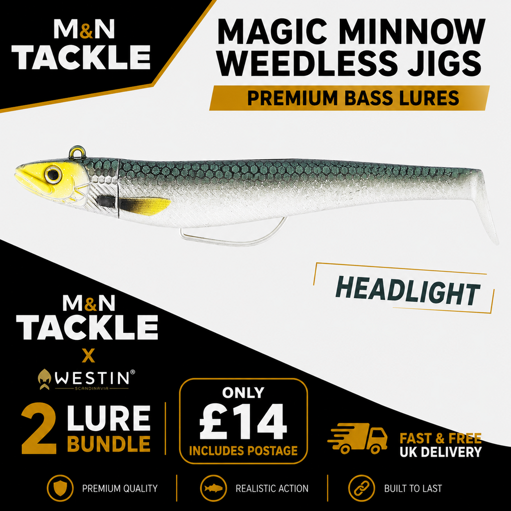 WESTIN MAGIC MINNOW WEEDLESS JIG BUNDLE DEALS - | BUY 2 FOR £14 DELIVERED!