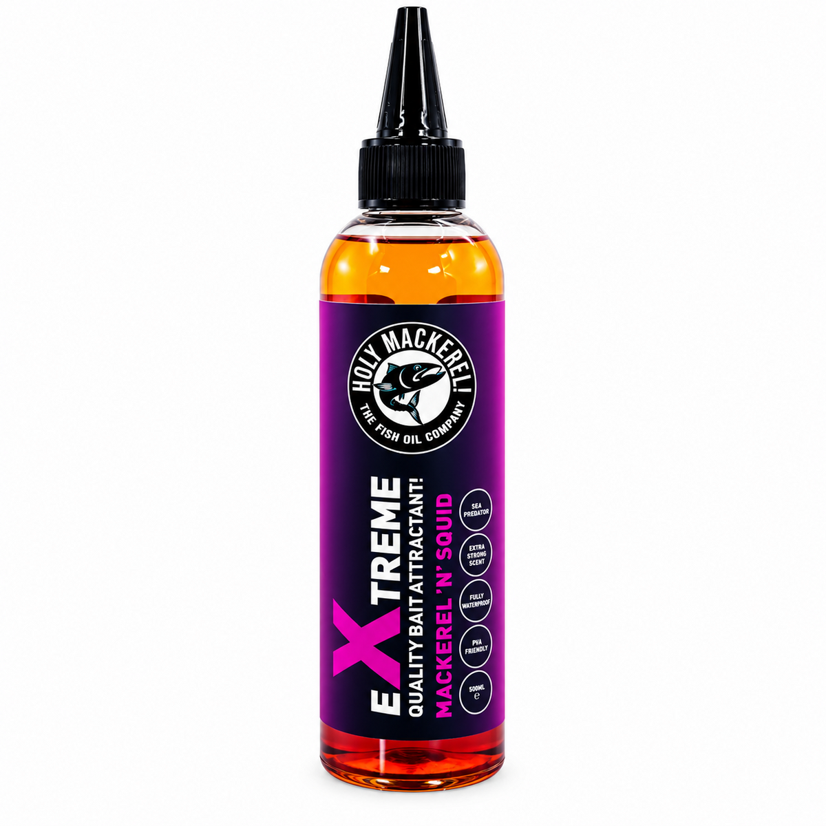 HOLY MACKEREL xTREME LIQUID 120ml BAIT ATTRACTANTS | PIKE/PREDATOR FISHING