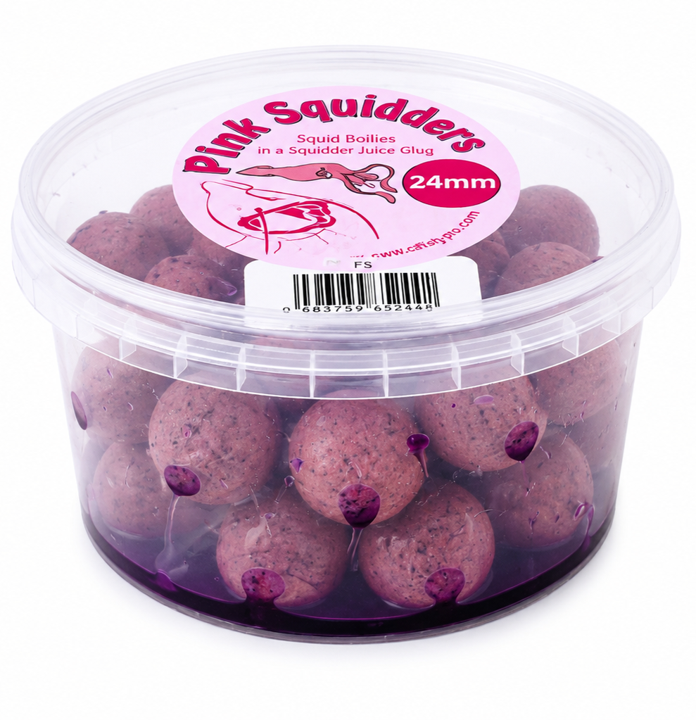 Catfish Pro 24mm Glugged Boilies - Full Range of Flavours | Catfish Baits