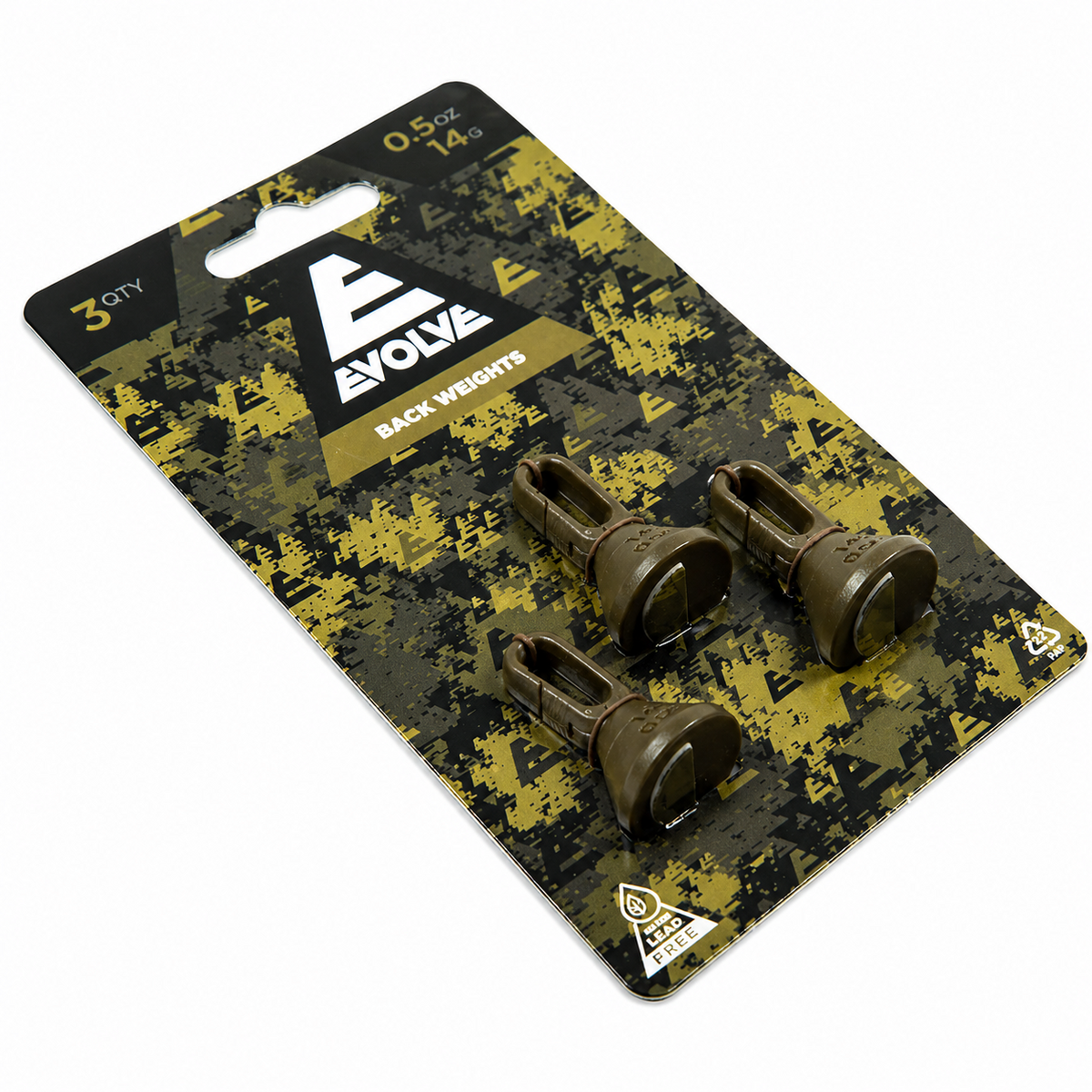 EVOLVE TACKLE LEAD FREE BACK WEIGHTS - ALL SIZES | CARP FISHING ACCESSORIES