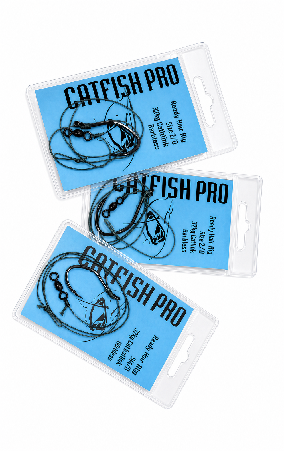 CATFISH PRO READY TIED HAIR RIGS - 3 RIG BUNDLES! | READY TIED CATFISH RIGS