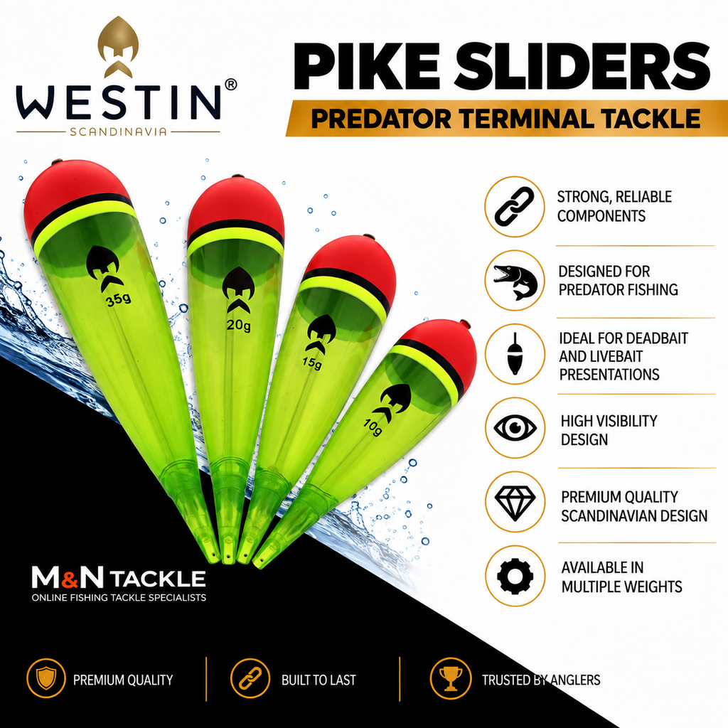 WESTIN PIKE SLIDER DEADBAIT FLOATS - ALL SIZES | PREDATOR FISHING TACKLE