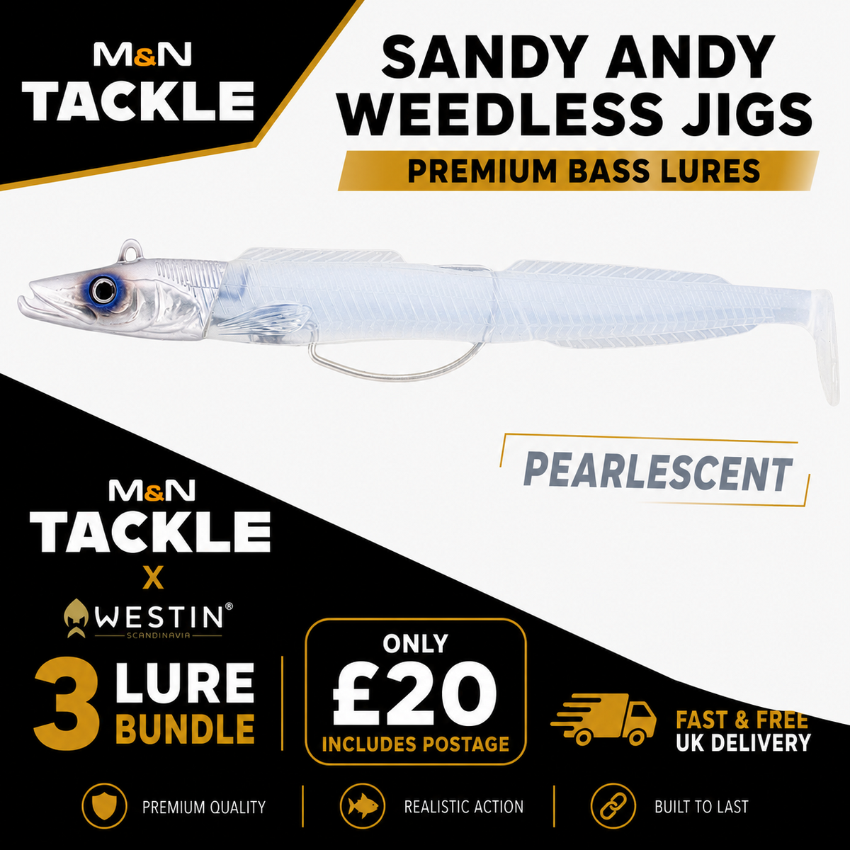 WESTIN SANDY ANDY WEEDLESS JIG BUNDLE DEALS - | BUY 3 FOR £20 DELIVERED!