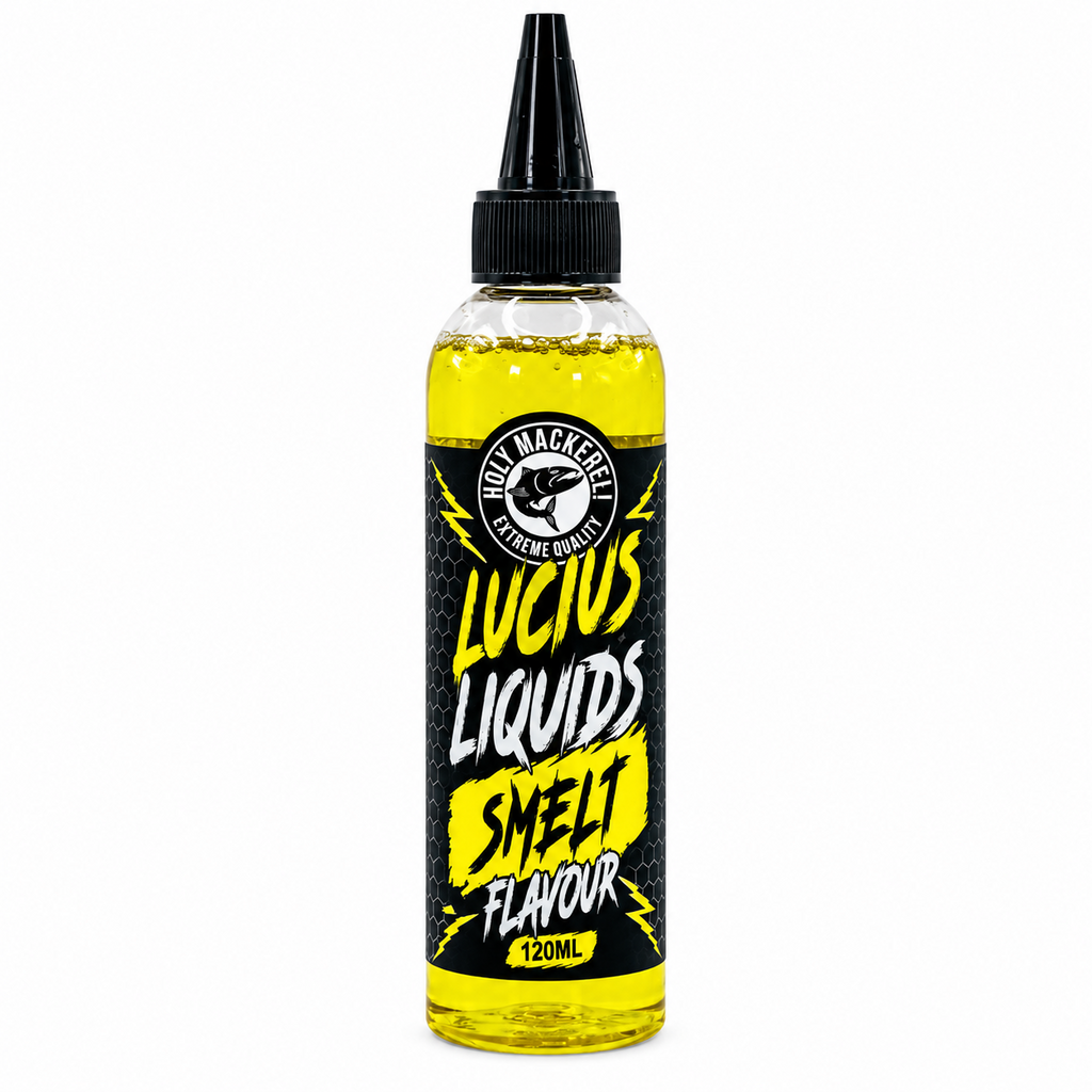 HOLY MACKEREL LUCIUS LIQUIDS 120ml BAIT ATTRACTANT | PIKE/PREDATOR FISHING