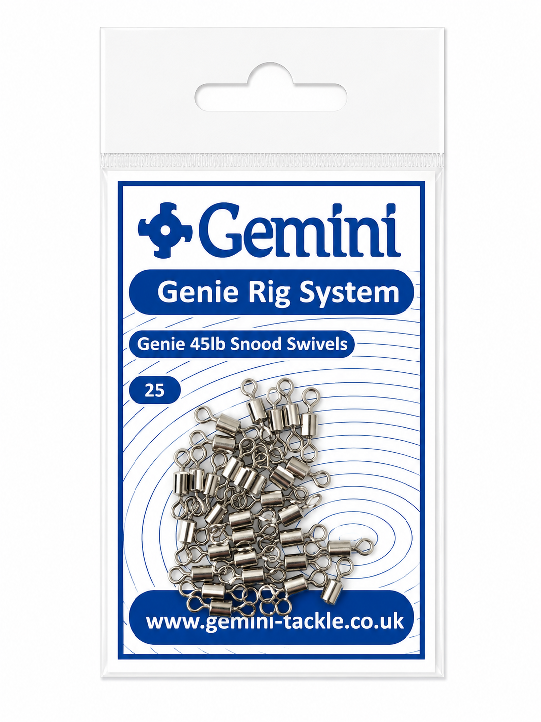 GEMINI TACKLE GENIE 45lb SNOOD SWIVELS  | SEA FISHING RIG ACCESSORIES