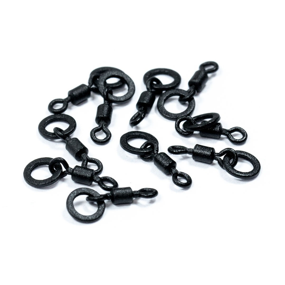 EVOLVE TACKLE MICRO HOOK RING SWIVELS  | CARP FISHING ACCESSORIES EVO086