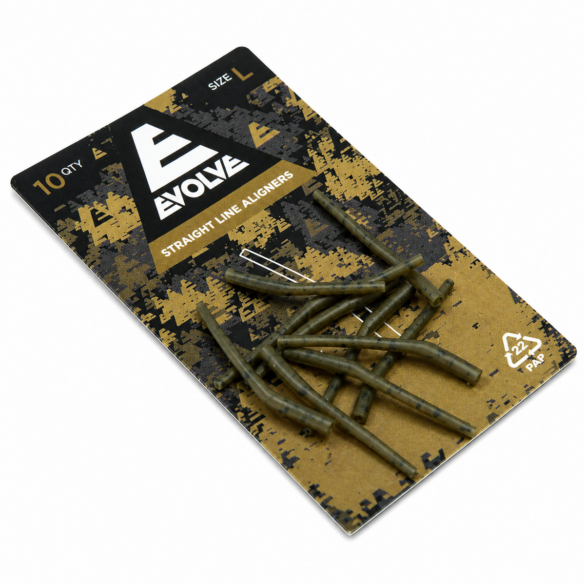EVOLVE TACKLE STRAIGHT LINE ALIGNERS - ALL SIZES | CARP FISHING RIG ACCESSORIES