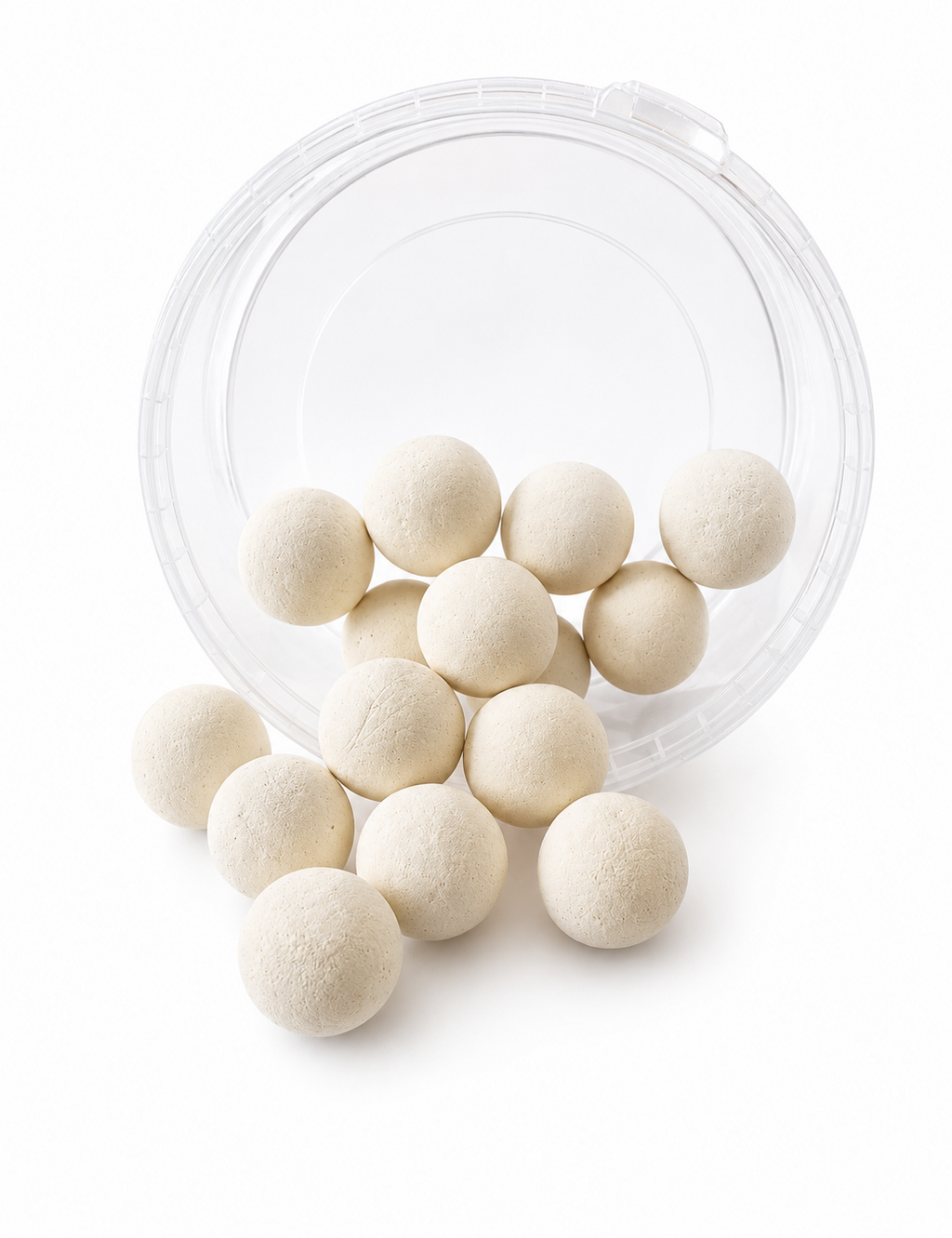 CATFISH PRO BLACK HALIBUT 24mm WHITE POP-UPS IN RESEALABLE TUB | CATFISH BAIT