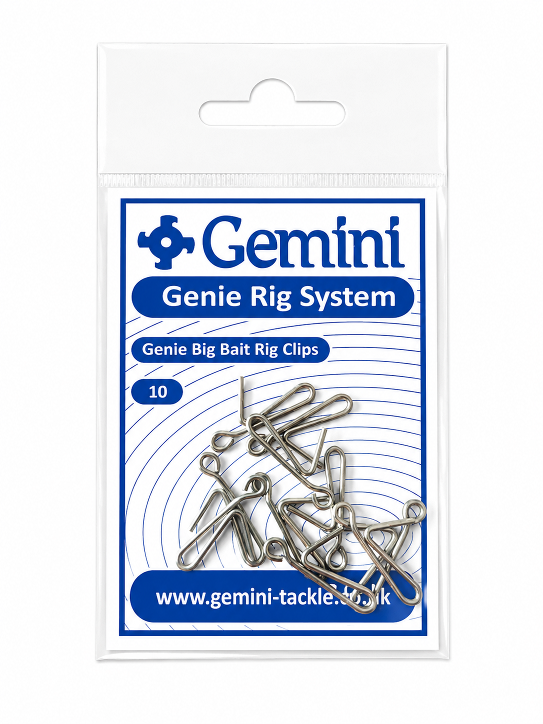 GEMINI TACKLE GENIE BIG BAIT RIG CLIPS - NEW | SEA FISHING RIG ACCESSORIES