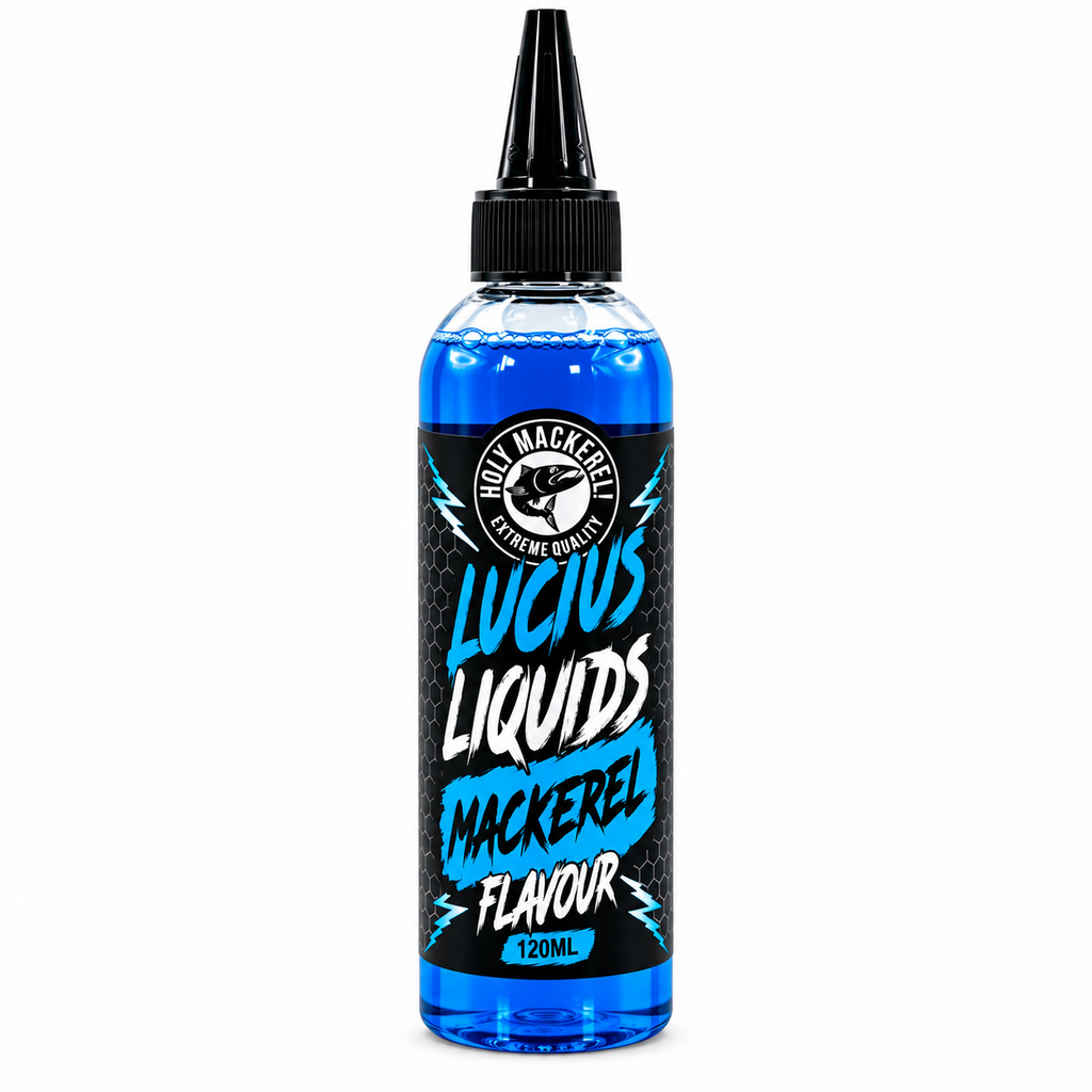 HOLY MACKEREL LUCIUS LIQUIDS 120ml BAIT ATTRACTANT | PIKE/PREDATOR FISHING