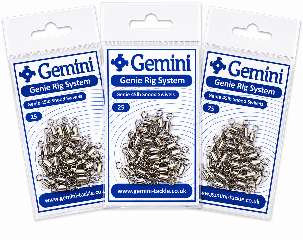 GEMINI TACKLE GENIE 45lb SNOOD SWIVELS  | SEA FISHING RIG ACCESSORIES