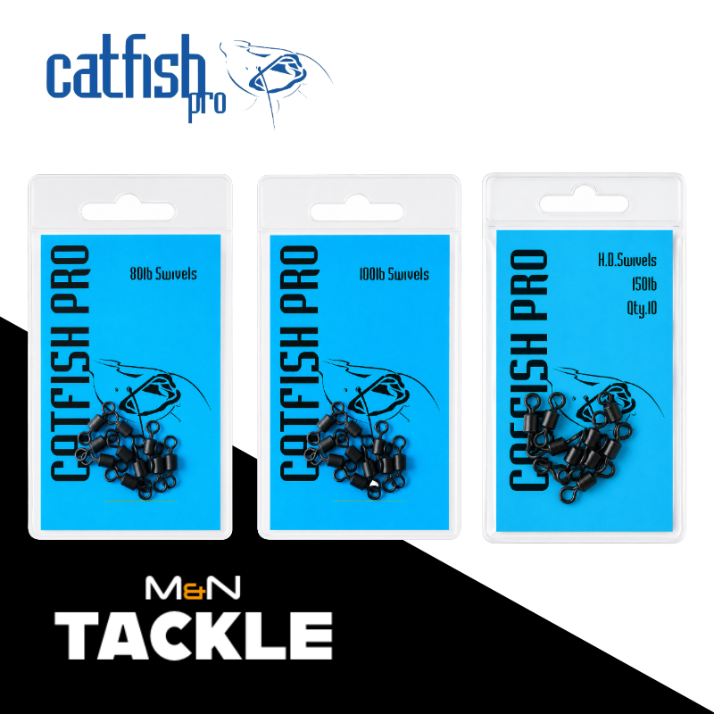 CATFISH PRO HEAVY DUTY RIG SWIVELS - ALL SIZES | CATFISH RIG ACCESSORIES