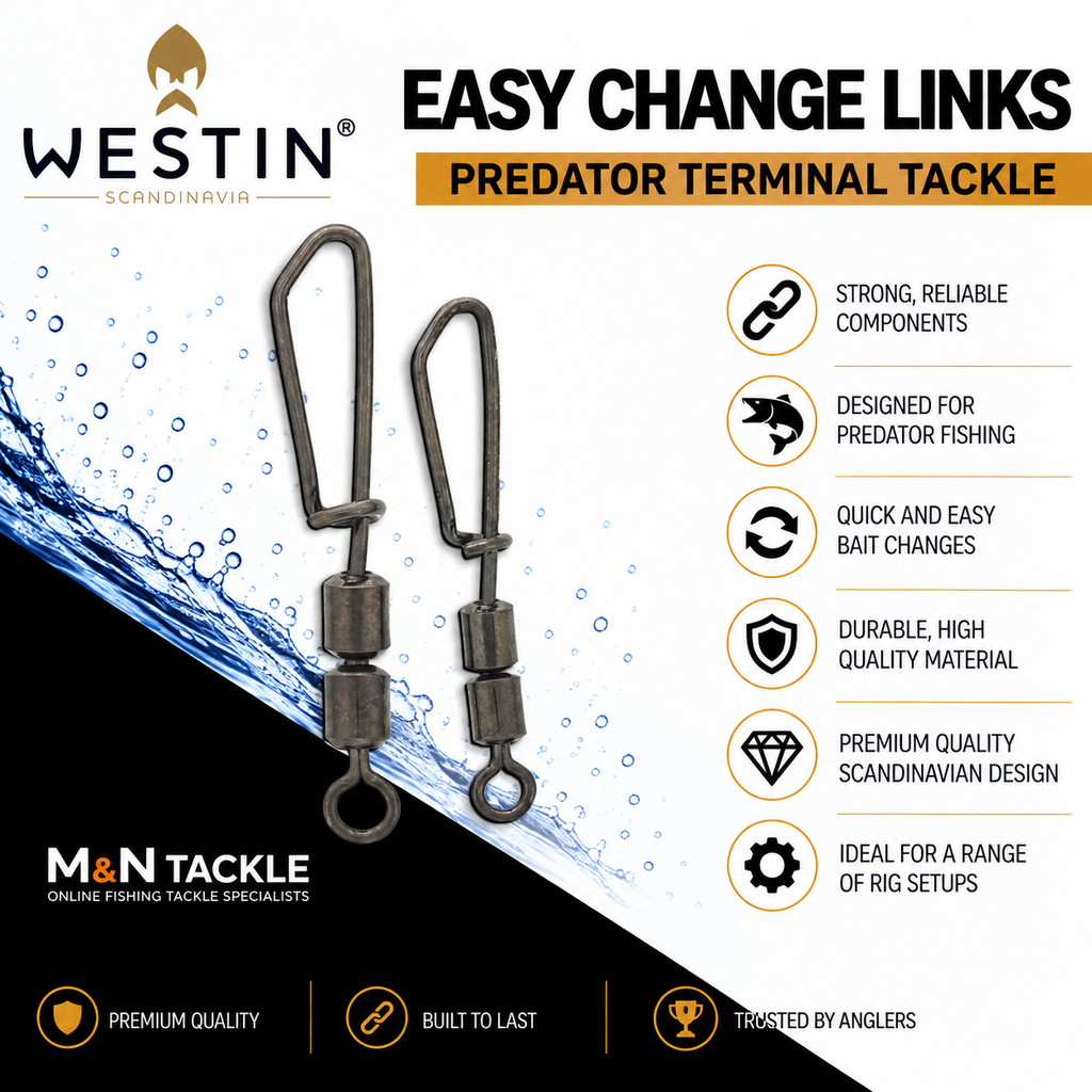 WESTIN EASY CHANGE LINKS - 2 SIZES AVAILABLE | PREDATOR FISHING TERMINAL TACKLE