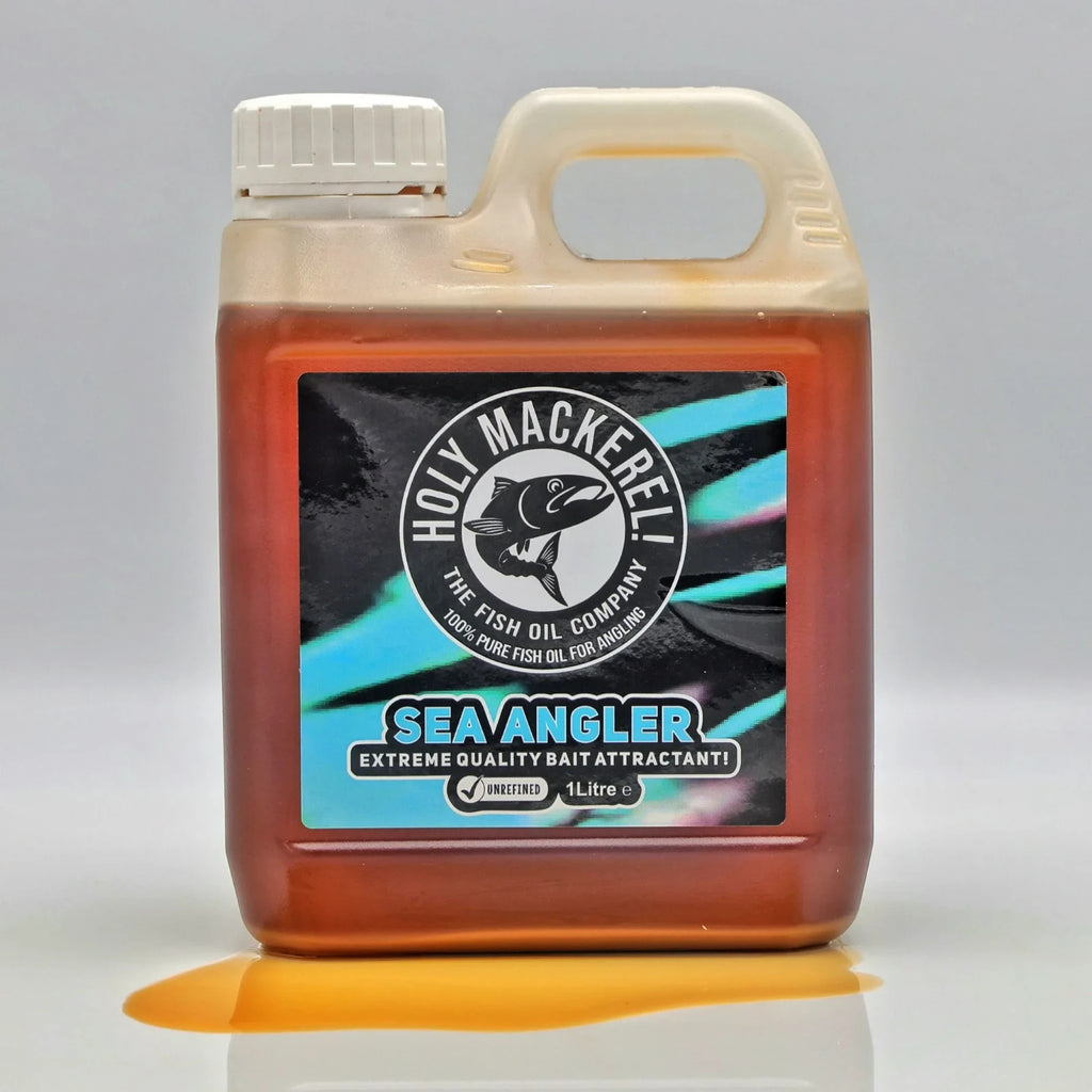 Holy Mackerel Sea Angler Oil - 1 Litre Jerry Can  | Sea Fishing Baits & Liquids