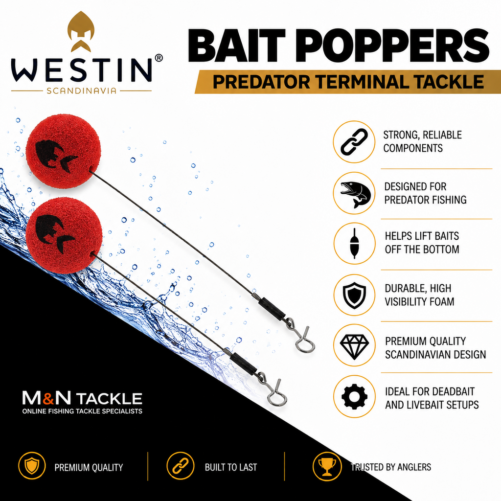 WESTIN BAIT POPPERS - NEW | PREDATOR FISHING TERMINAL TACKLE