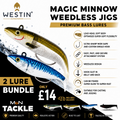 WESTIN MAGIC MINNOW WEEDLESS JIG BUNDLE DEALS - | BUY 2 FOR £14 DELIVERED!