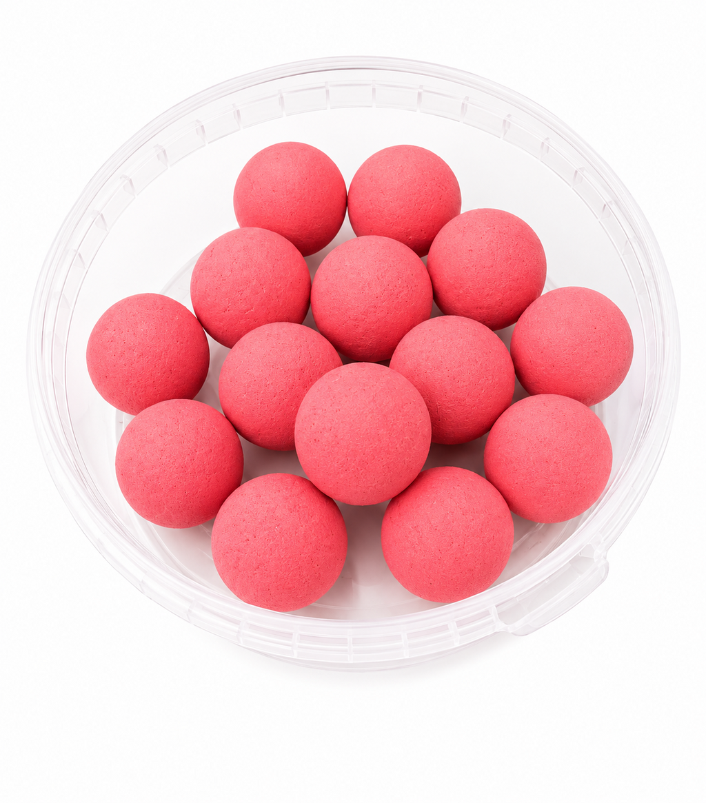 CATFISH PRO PINK SQUIDDER 24mm PINK POP-UPS IN RESEALABLE TUB | CATFISH BAIT