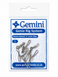GEMINI TACKLE GENIE SWIVEL 'n' LINK CLIPS  | SEA FISHING RIG ACCESSORIES