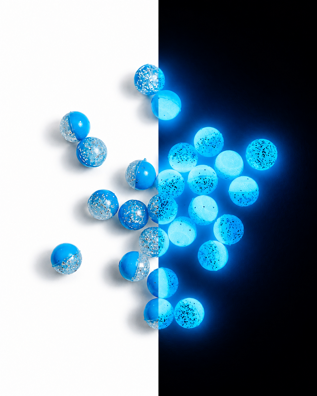 INOVA HI VIZ DUO ROUND BEADS - ALL COLOURS | SEA FISHING RIG ACCESSORIES