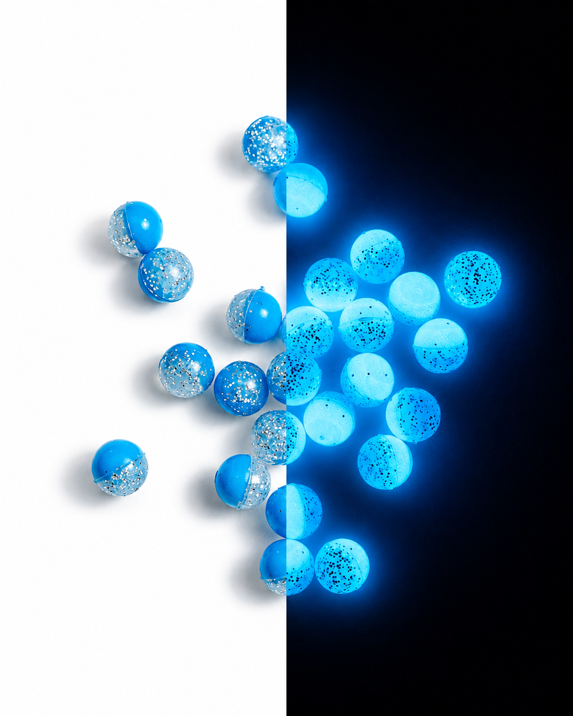 INOVA HI VIZ DUO ROUND BEADS - ALL COLOURS | SEA FISHING RIG ACCESSORIES