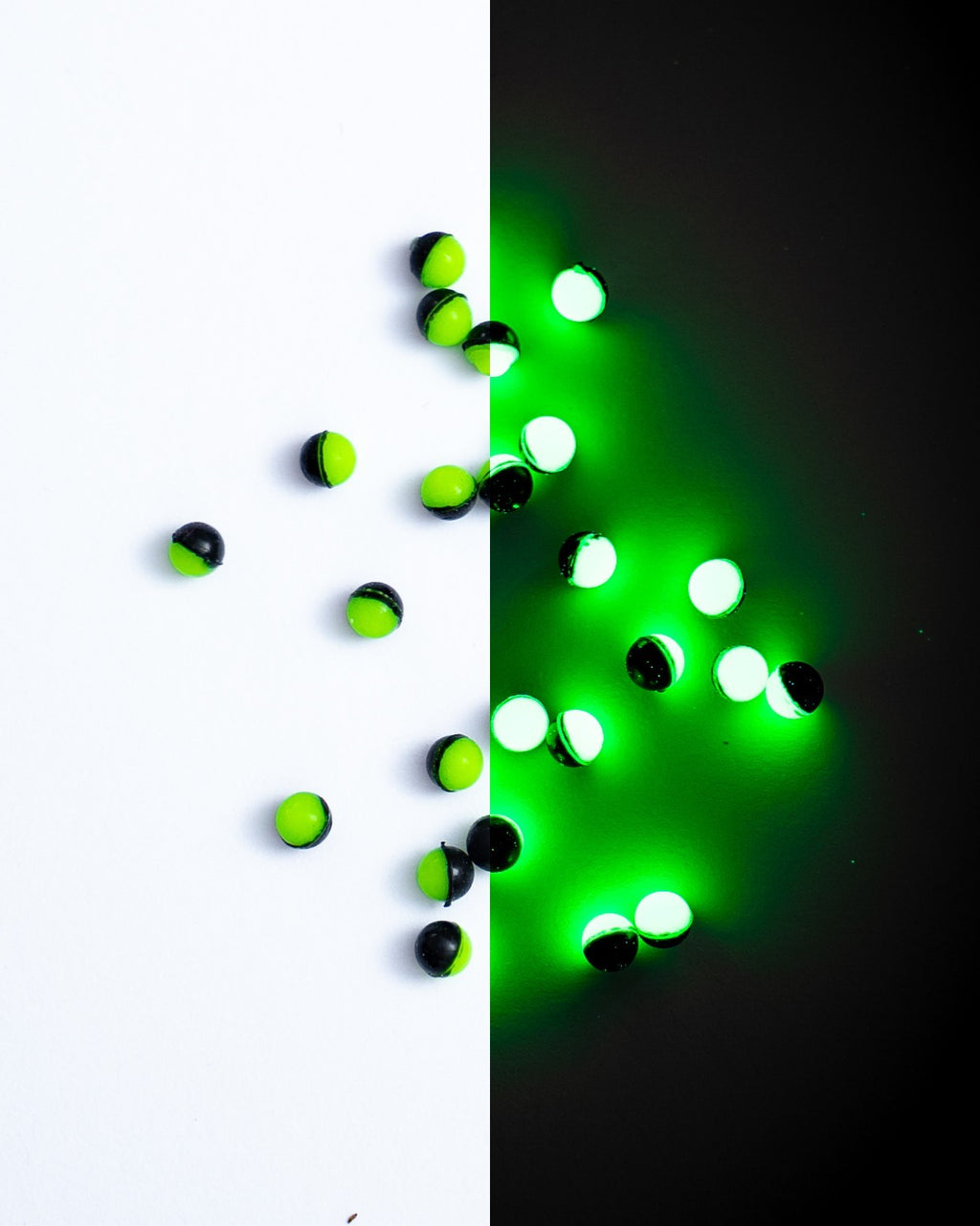 INOVA HI VIZ DUO ROUND BEADS - ALL COLOURS | SEA FISHING RIG ACCESSORIES