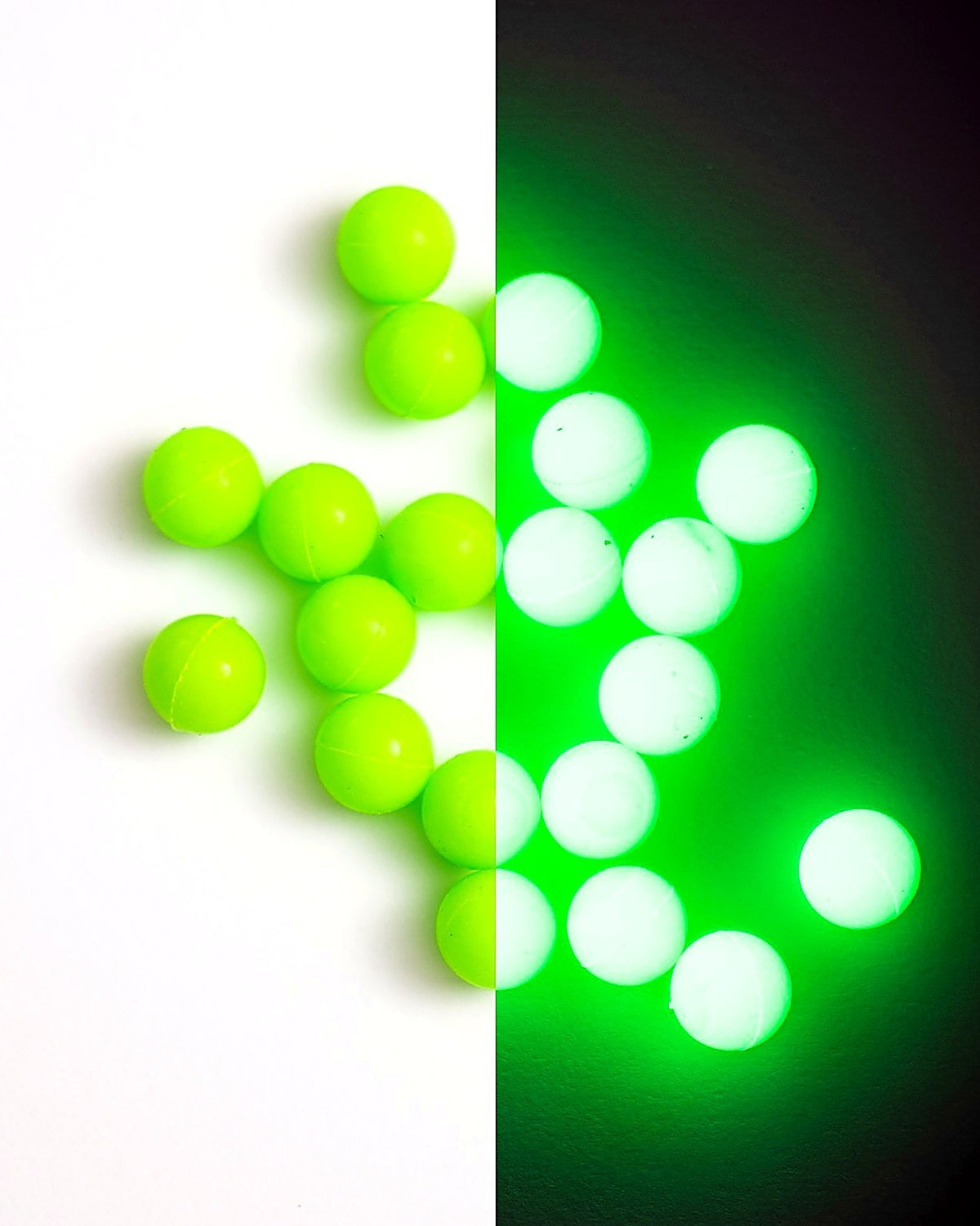 INOVA HI VIZ DUO ROUND BEADS - ALL COLOURS | SEA FISHING RIG ACCESSORIES