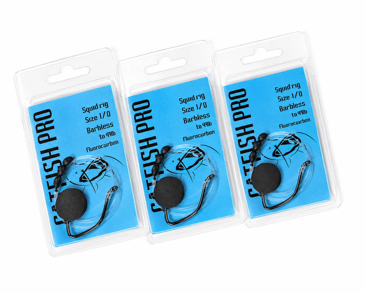 CATFISH PRO READY TIED SQUID RIGS SIZE 1/0 | CATFISH RIGS & ACCESSORIES