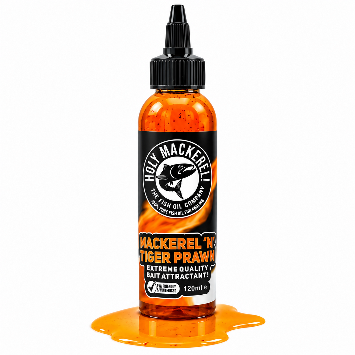 HOLY MACKEREL xTREME LIQUID 120ml BAIT ATTRACTANTS | PIKE/PREDATOR FISHING