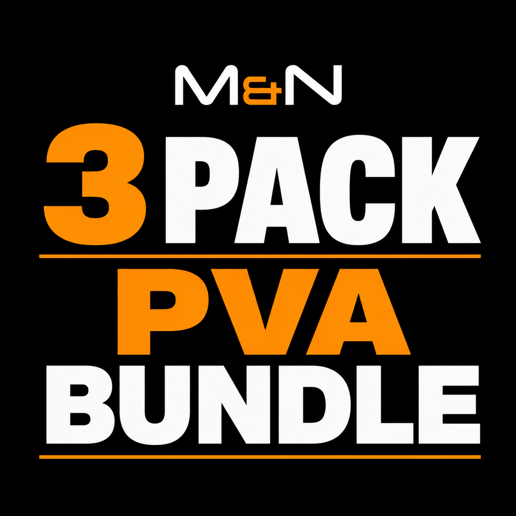 NGT PVA Bag 3 Pack Bundle Deal - Mix & Match Sizes | Carp Fishing PVA Products