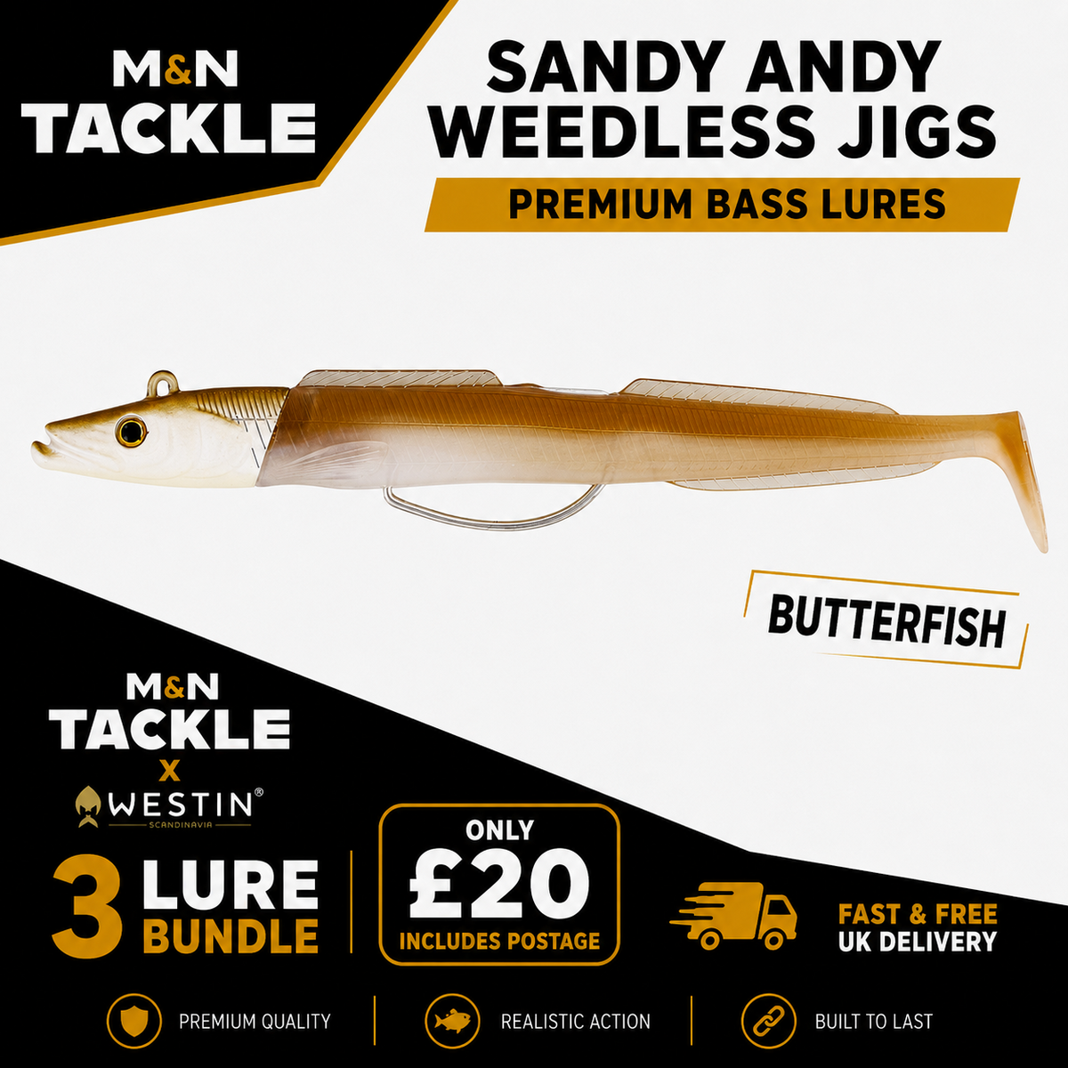 WESTIN SANDY ANDY WEEDLESS JIG BUNDLE DEALS - | BUY 3 FOR £20 DELIVERED!